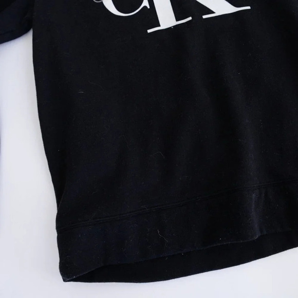 Calvin Klein Jeans Black 60% Cotton Crewneck Sweater Size XS - Picture 8 of 14